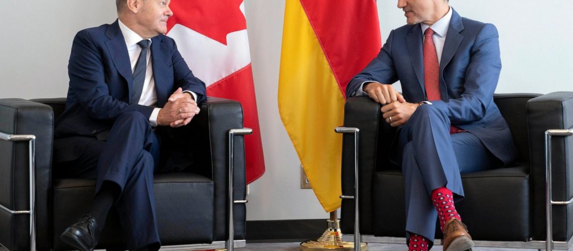 wim's news - German Chancellor Olaf Scholz and Canadian Prime Minister Justin Trudeau
